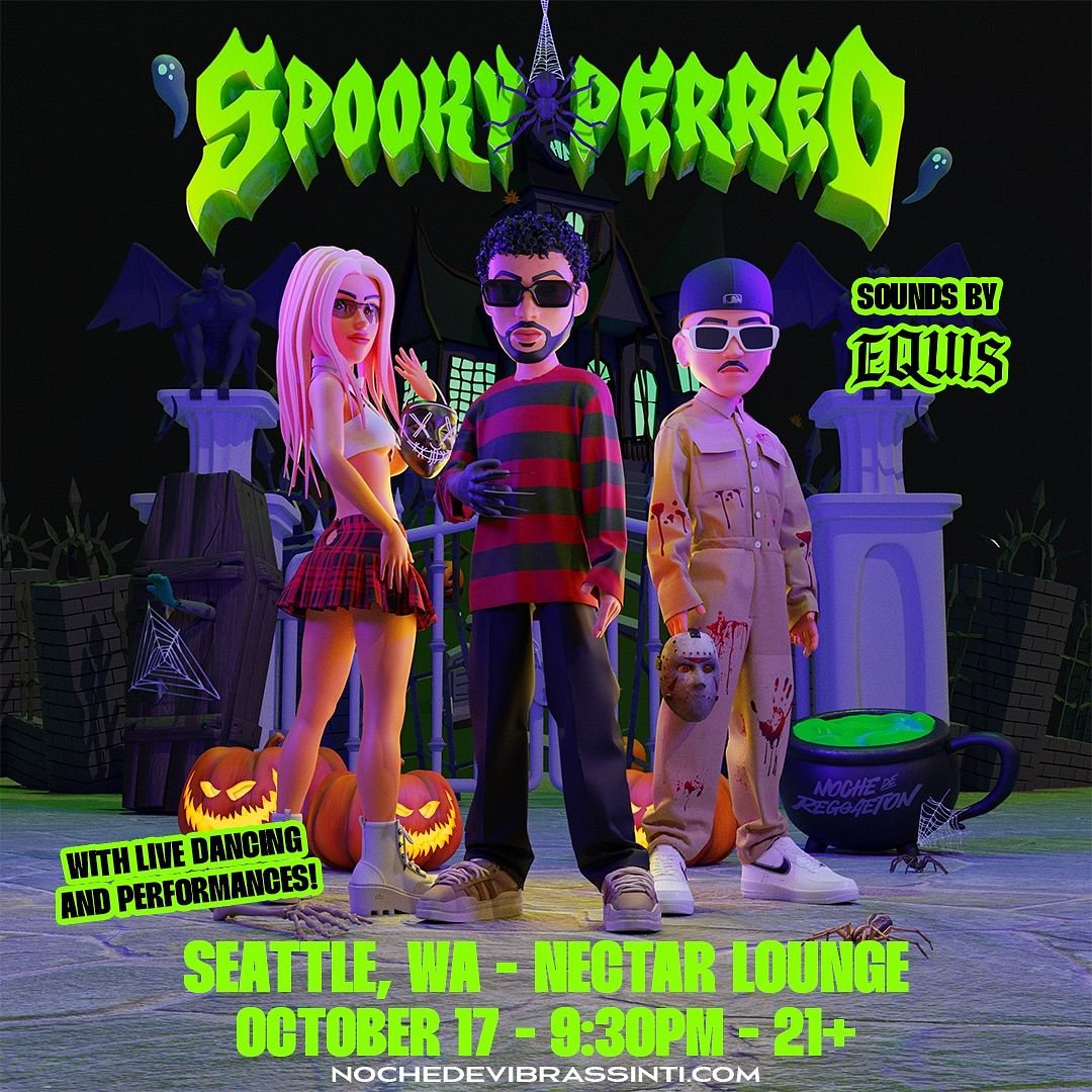 Poster: SPOOKY PERREO | A BAD BUNNY NIGHT with DJ EQUIS