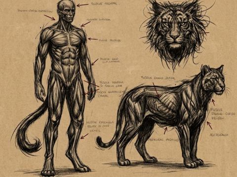 Affiche : Crée un hybride mi-homme mi animal !, Muséum de Toulouse, 7 nov.