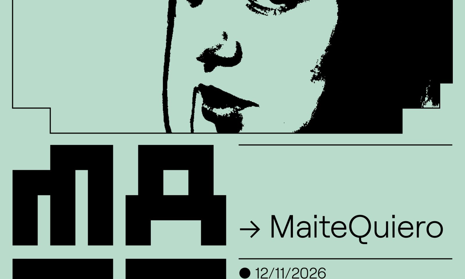 Cartel: MaiteQuiero en MAZO