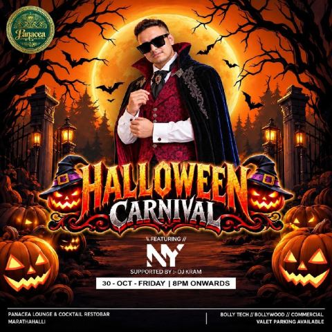 Poster: Halloween Carnival Ft NY, Panacea Blr, Oct 30