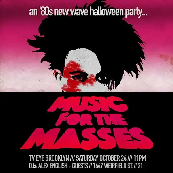 Poster: Music for the Masses (Halloween Edition)