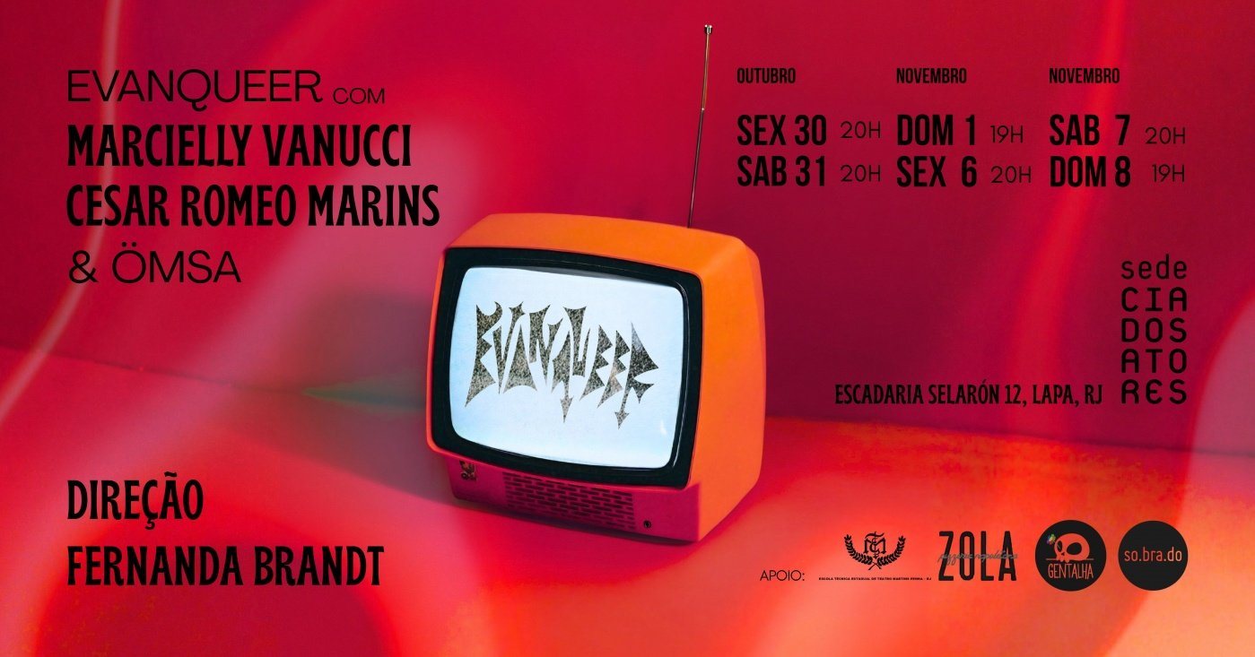 Cartaz: EVANQUEER - Espetáculo de teatro