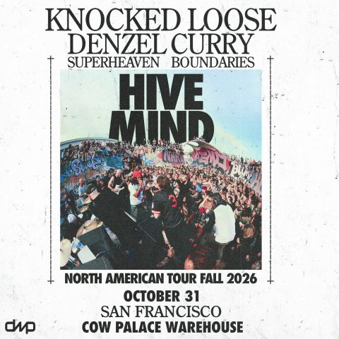 Poster: Knocked Loose, Cow Palace, Oct 31