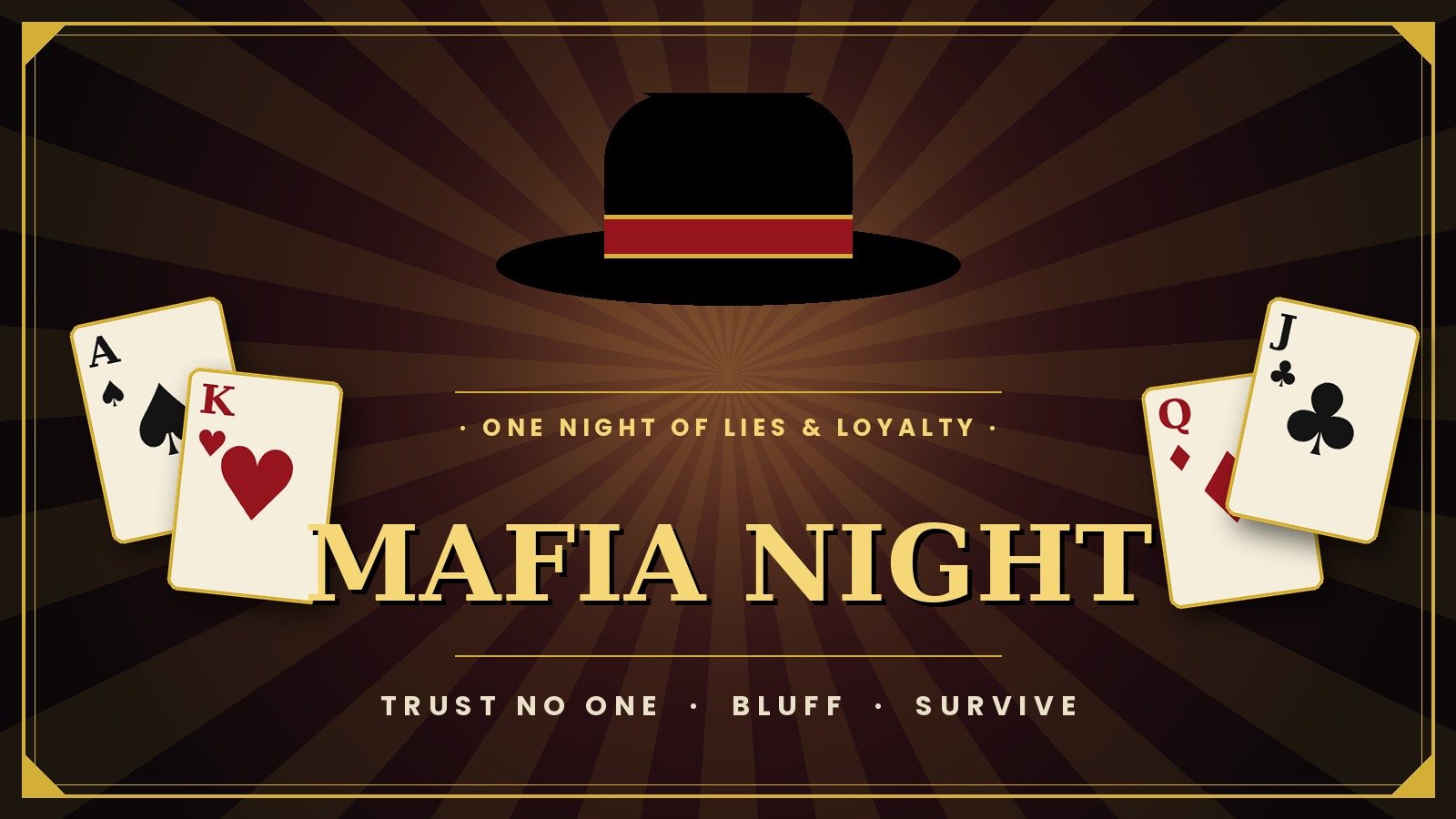 Poster: Mafia Night