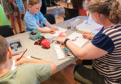Poster: Family Art Saturday, BCA Center, Nov 21