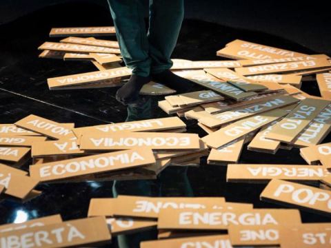 Poster: La favolosa battaglia dei topi e delle rane, Piccolo Teatro di Milano, Nov 7