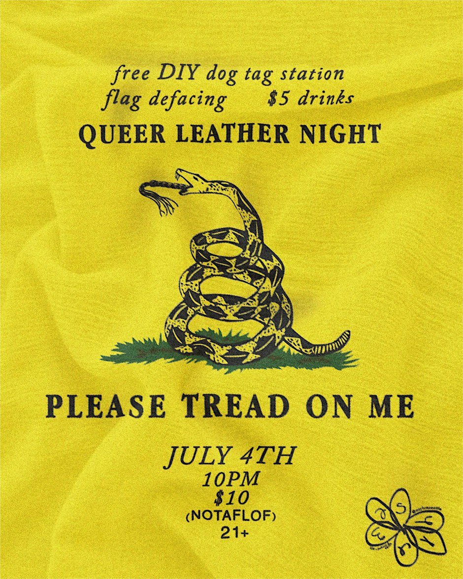 Poster: LEATHER WEATHER: Queer Leather Night