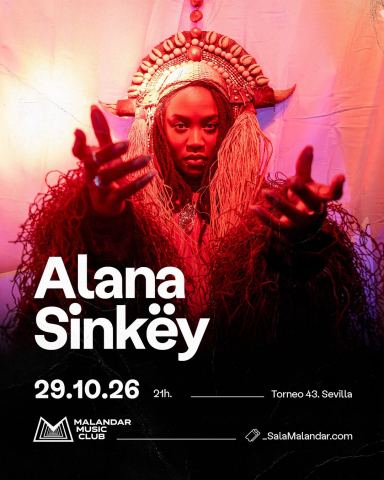 Cartel: Alana Sinkëy, Sala Malandar, 29 oct