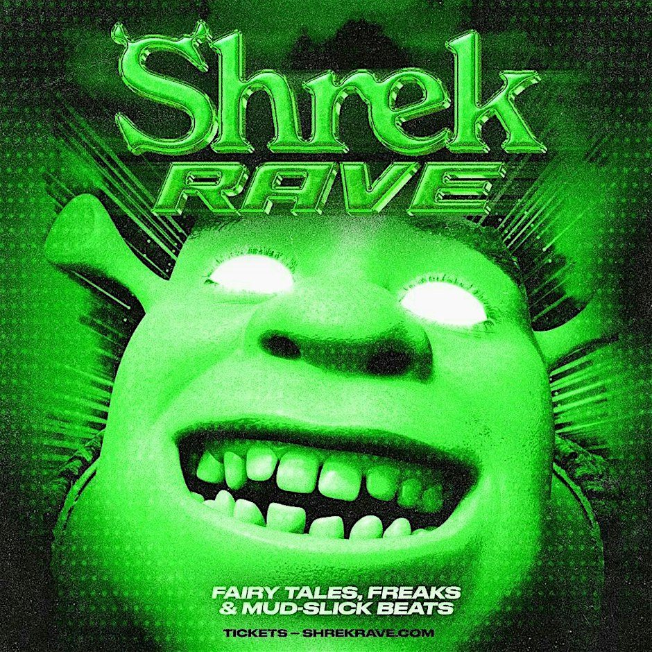 Poster: SHREK RAVE ADELAIDE
