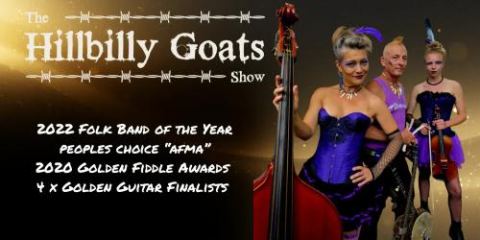 Poster: The Hillbilly Goats at The Cave Inn, The Cave Inn, Oct 30