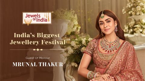 Poster: Jewels of India 2026 - India’s Biggest Jewellery Festival, Tripura Vasini White Petals, Oct 31