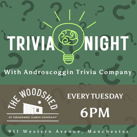 Poster: Trivia Tuesdays!, The Woodshed, Nov 3