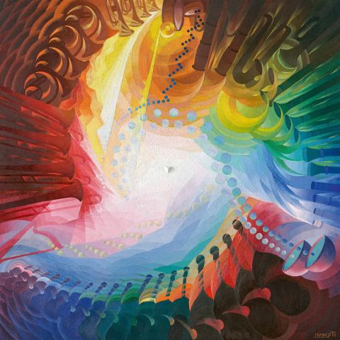 Affiche : Charles Blanc-Gatti. Les couleurs du son, MCBA – Musée cantonal des Beaux-Arts, 25 sept.