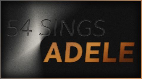 Poster: 54 Sings Adele, 54 Below, Nov 3
