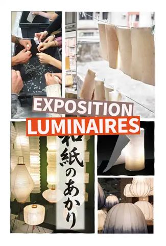 Poster: Luminaires, Maison Internationale de Grenoble, Nov 4