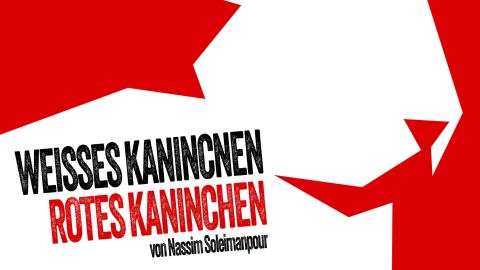 Plakat: Weißes Kaninchen, Rotes Kaninchen, Studio Trafique, 29. Okt.