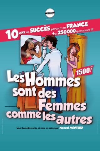 Affiche : Les hommes sont des femmes comme les autres, La Comédie d'Aix, 5 nov.