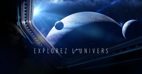 Affiche : Exposition histoire d'univers - Du Big Bang au grain de sable, Le Planétarium, 1 janv.