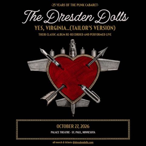 Poster: The Dresden Dolls, Palace Theatre, Oct 27