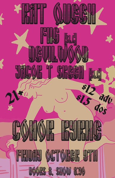 Poster: Rat Queen, Fiig (SLC), Devilwood, and Jacob T. Skeen (SLC)