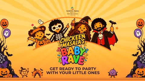 Poster: Chickeen Masala’s Baby Rave at North India Mall, North India Mall, Oct 31