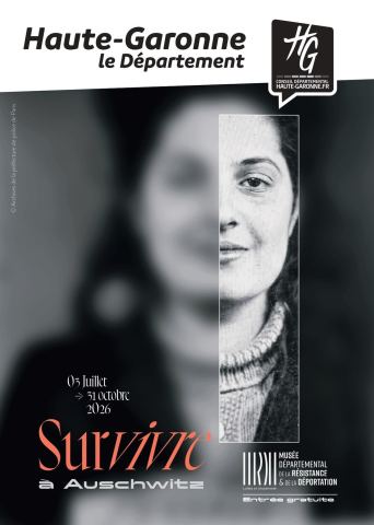 Affiche : Survivre à Auschwitz, Musée départemental de la Résistance et de la Déportation, 24 oct.