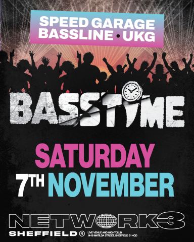 Poster: BASSTIME, Network Sheffield, Nov 7
