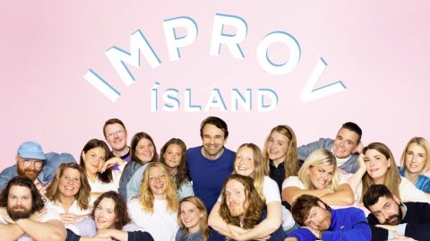 Veggspjald: Improv Ísland, Þjóðleikhúsið, 28. okt.