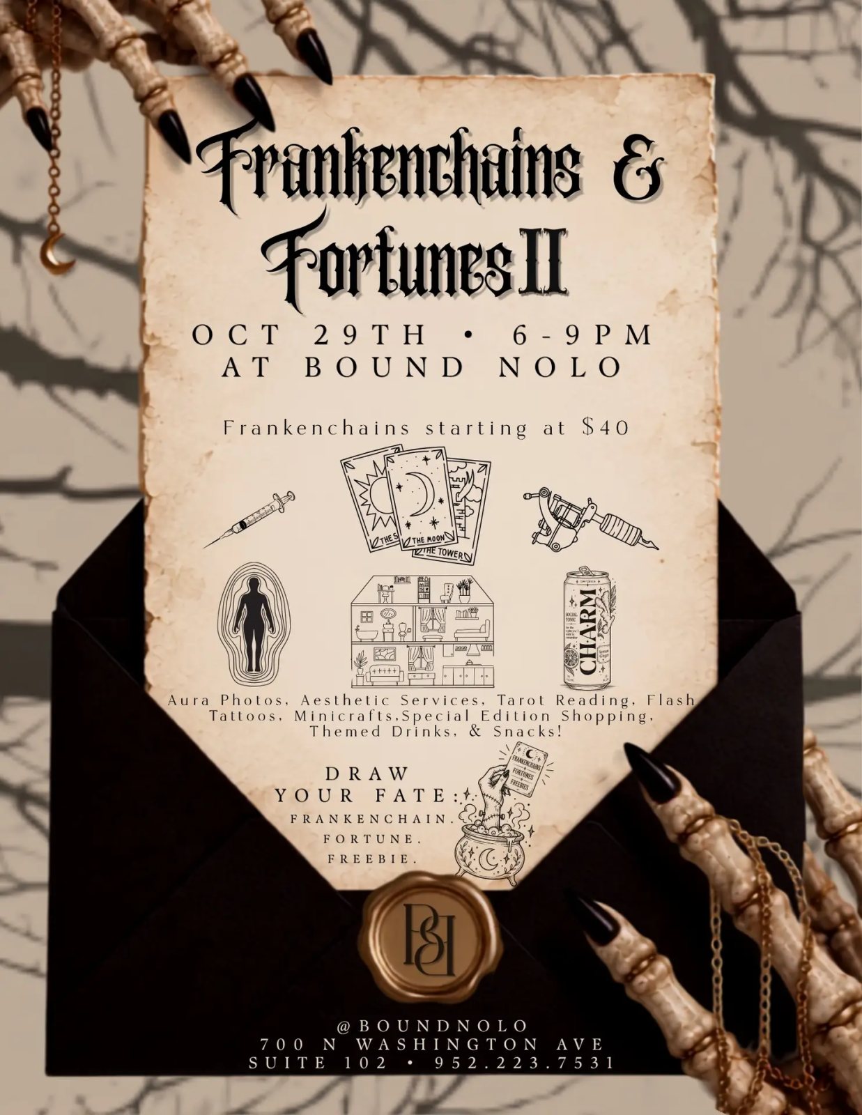 Poster: BOUND NOLO Halloween Party