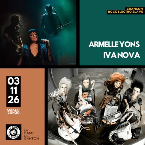 Affiche : Iva Nova, Armelle Yons, La Dame de Canton, 3 nov.