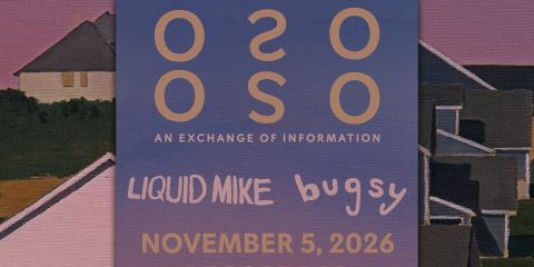 Poster: oso oso, Liquid Mike, bugsy, recordBar, Nov 5
