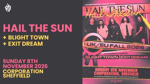 Poster: Hail The Sun, Corporation, Nov 8