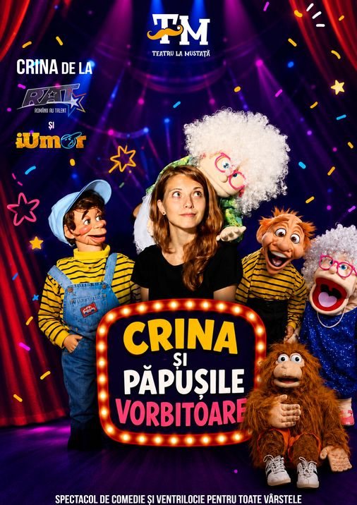 Afiș: Crina și păpușile vorbitoare