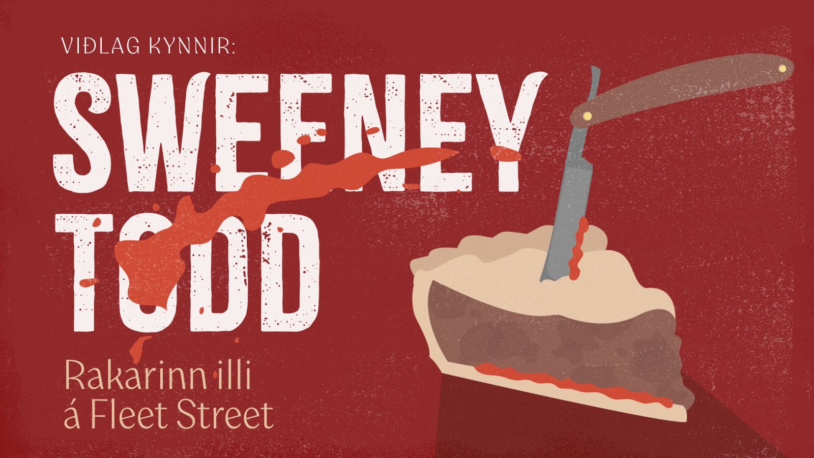 Veggspjald: Sweeney Todd