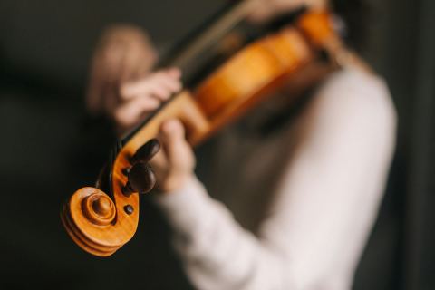 Poster: Tristan Dunlop Violin and Piano Recital, Te Matatiki Toi Ora The Arts Centre, Nov 10