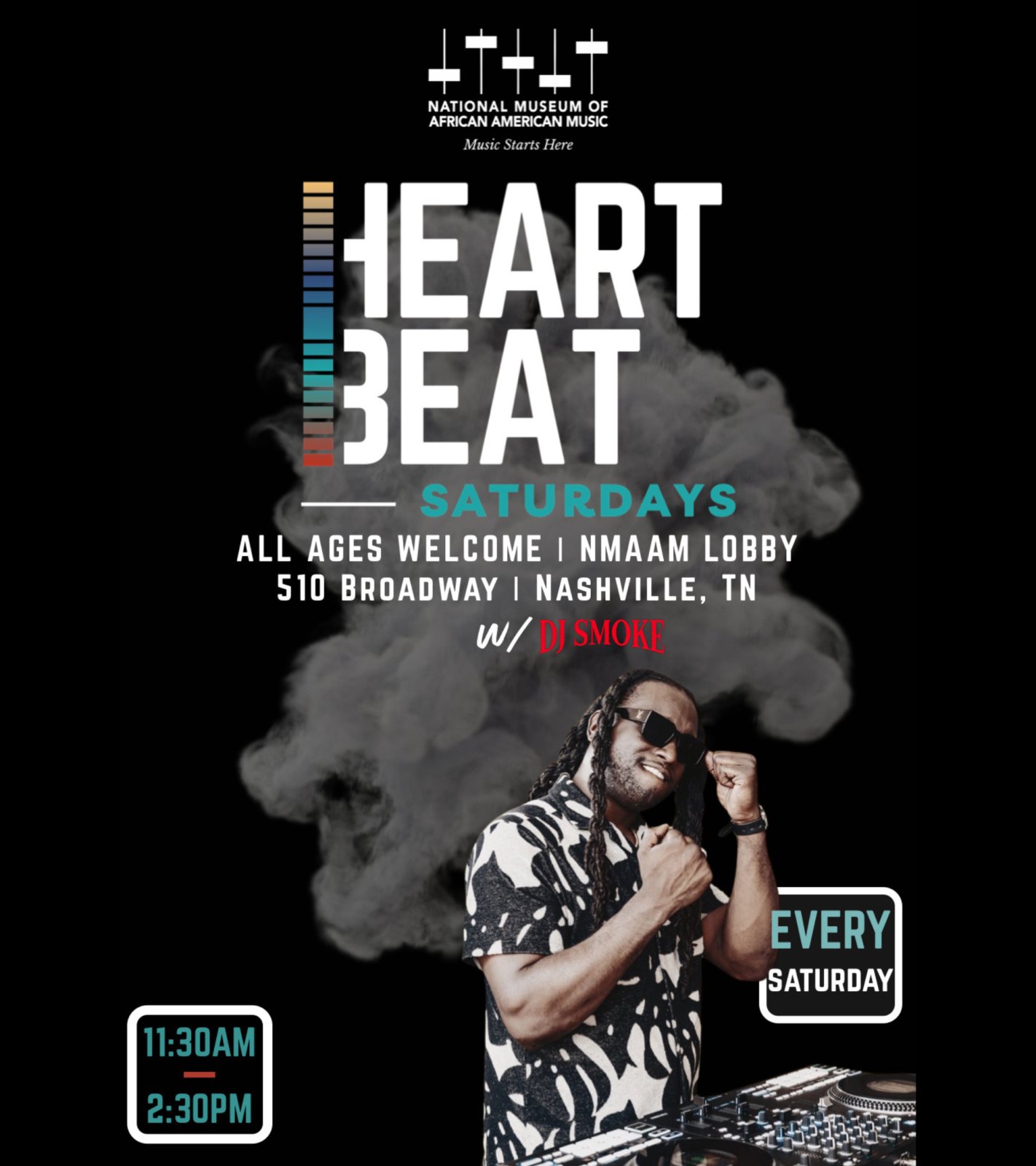 Poster: Heartbeat Saturdays