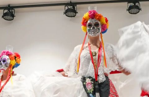 Poster: Mexico: A celebration of Mexican Day of the Dead, Victoria Park Centre for the Arts, Nov 1