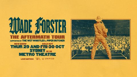 Poster: WADE FORSTER, The Metro Theatre, Oct 29
