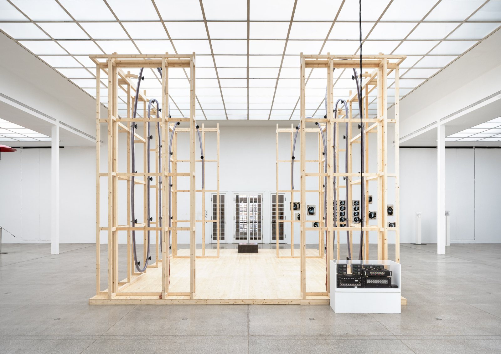 Plakat: Bernhard Leitner: SOUNDSPACESCULPTURE