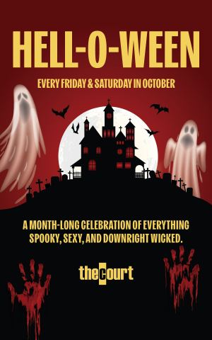 Poster: HELL-O-WEEN, The Court | Perth's Premier All-Inclusive Venue, Oct 30