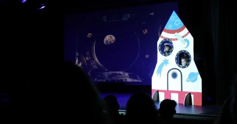 Poster: Show scientifique: Un voyage sur la Lune, Le Vaisseau, Oct 17