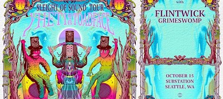 Poster: Yheti & Toadface: Sleight of Sound Tour