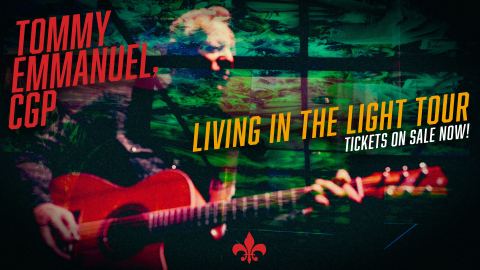 Plakat: Koncert Tommy Emmanuel, CGP, Cankarjev dom, 4. nov.