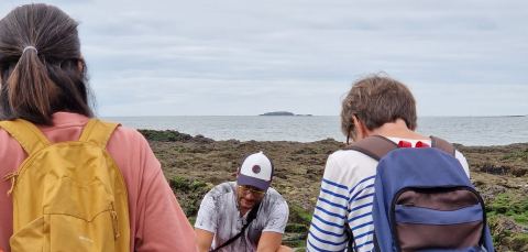 Poster: Dans les pas du cueilleur d'algues, Pornichet Tourisme, Oct 28