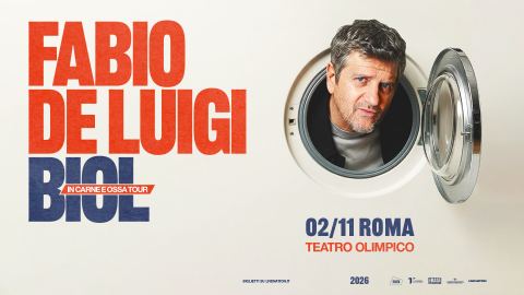 Poster: Fabio De Luigi – BIOL – In Carne e Ossa Tour, Teatro Olimpico, Nov 2