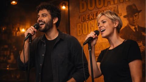 Affiche: Woensdag karaoke op de Zeedijk: grijp de microfoon, Casablanca Amsterdam, 11 nov
