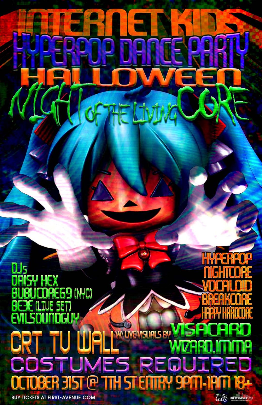 Poster: INTERNET KIDS Hyperpop Dance Party