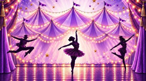 Poster: Dancing Under the Big Top, Bruce Mason Centre, Nov 8
