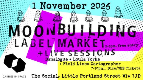 Poster: Moonbuilding Label Market + Live Sessions, The Social, Nov 1