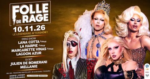 Poster: FOLLE DE RAGE x ROCKSTORE - LE LEGENDAIRE AFTERSHOW !, Rockstore, Nov 10